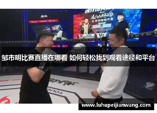 邹市明比赛直播在哪看 如何轻松找到观看途径和平台
